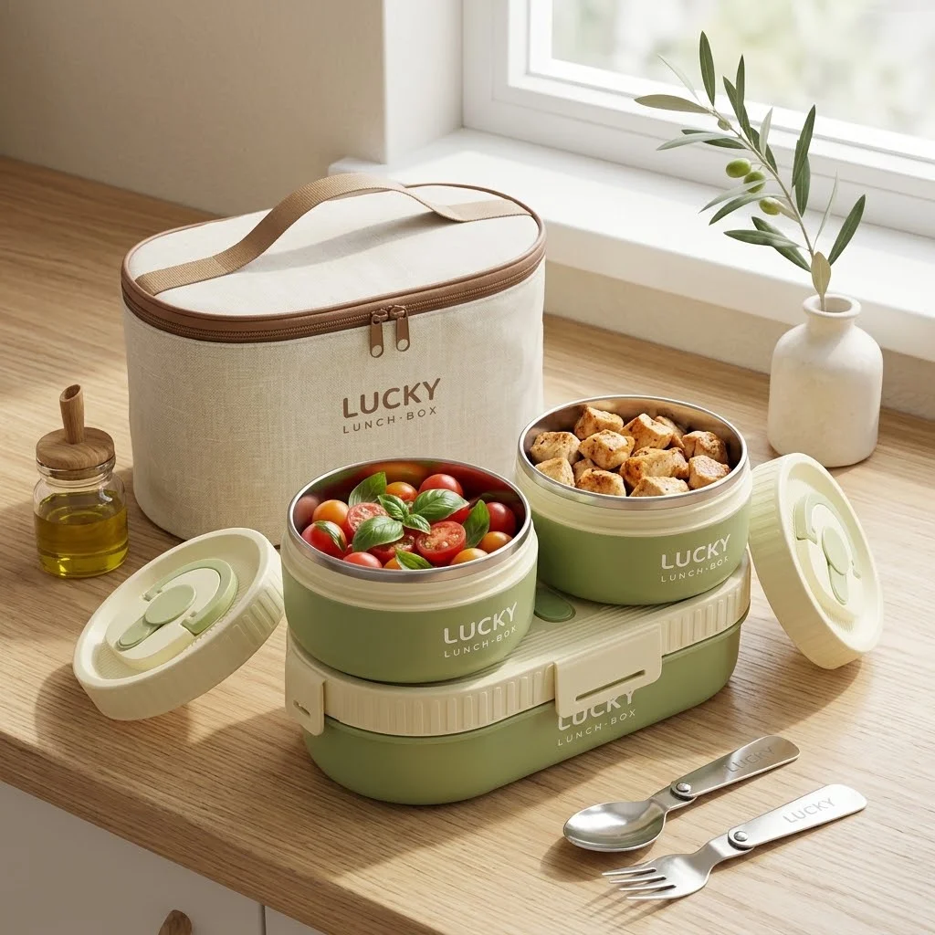 304 Edelstahl Thermische Bento – Food Storage With Dividers Bewertung und Preis