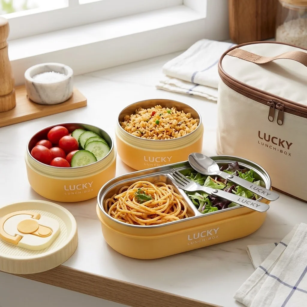304 Edelstahl Bento Lunchbox-S – Food Storage With Dividers Bewertung und Preis