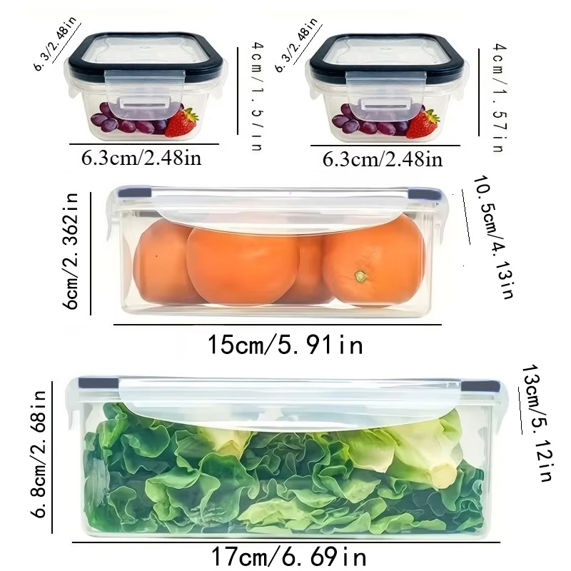 8-teiliges Set mit 4 Behältern – Food Storage With Dividers Bewertung und Preis