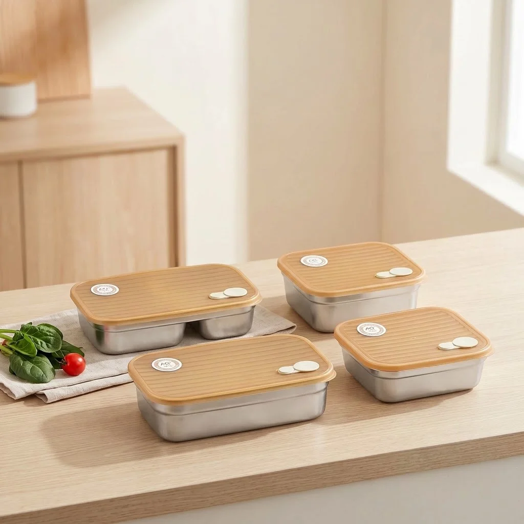 304 Edelstahl Bento-Box, unter – Food Storage With Dividers Bewertung und Preis
